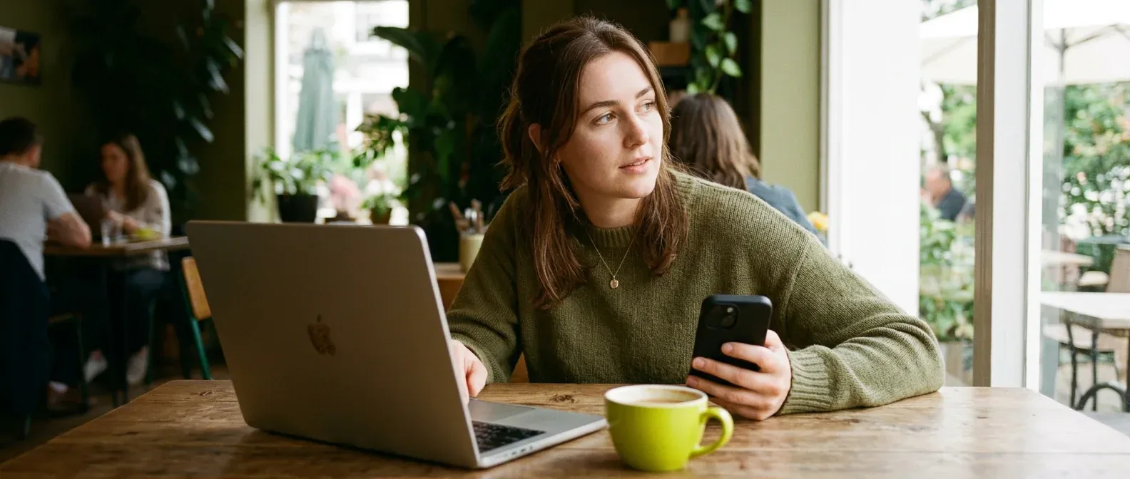 Person booking a community space