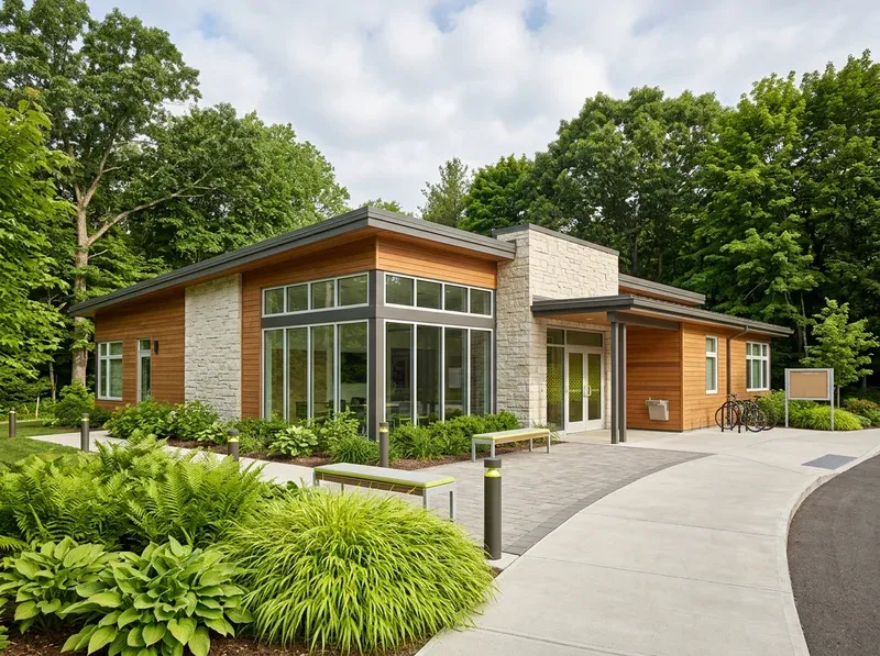 Community centre exterior